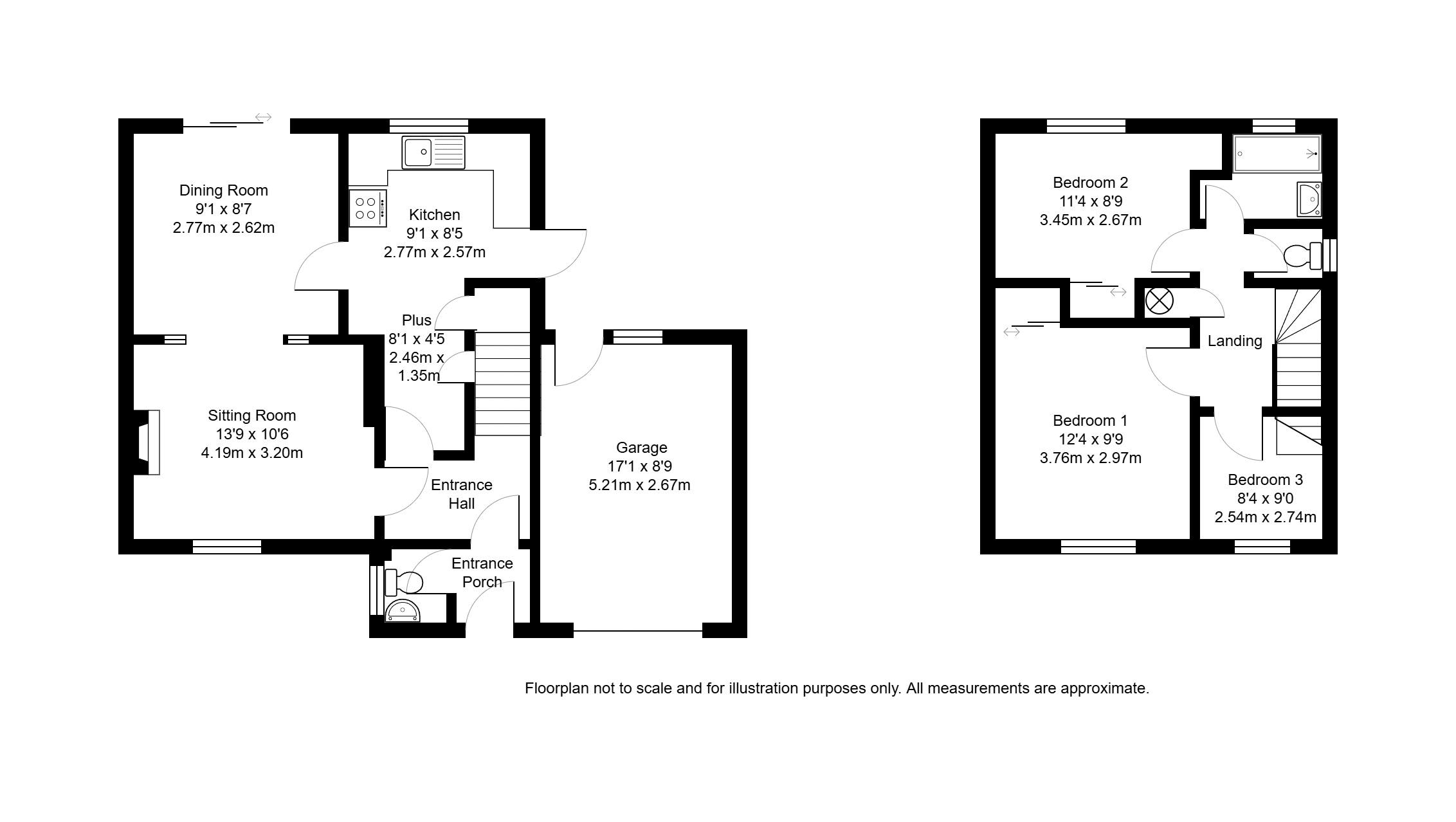 3, Fellowes Way, Tonbridge floorplan