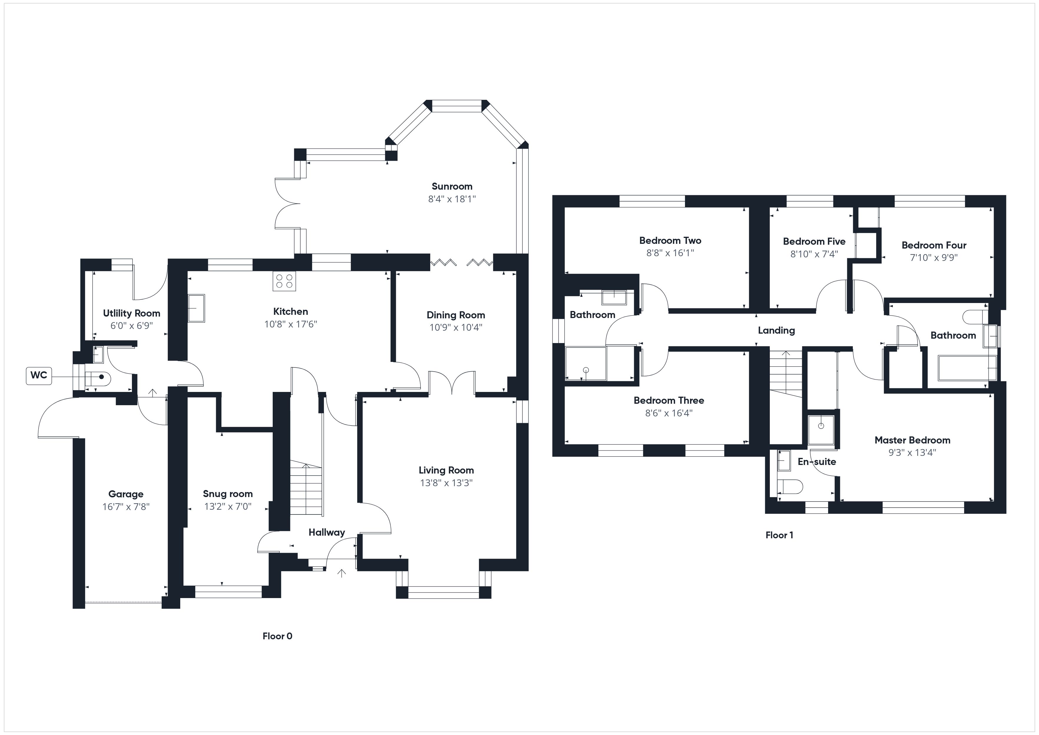 14, The Copse, Farnborough floorplan