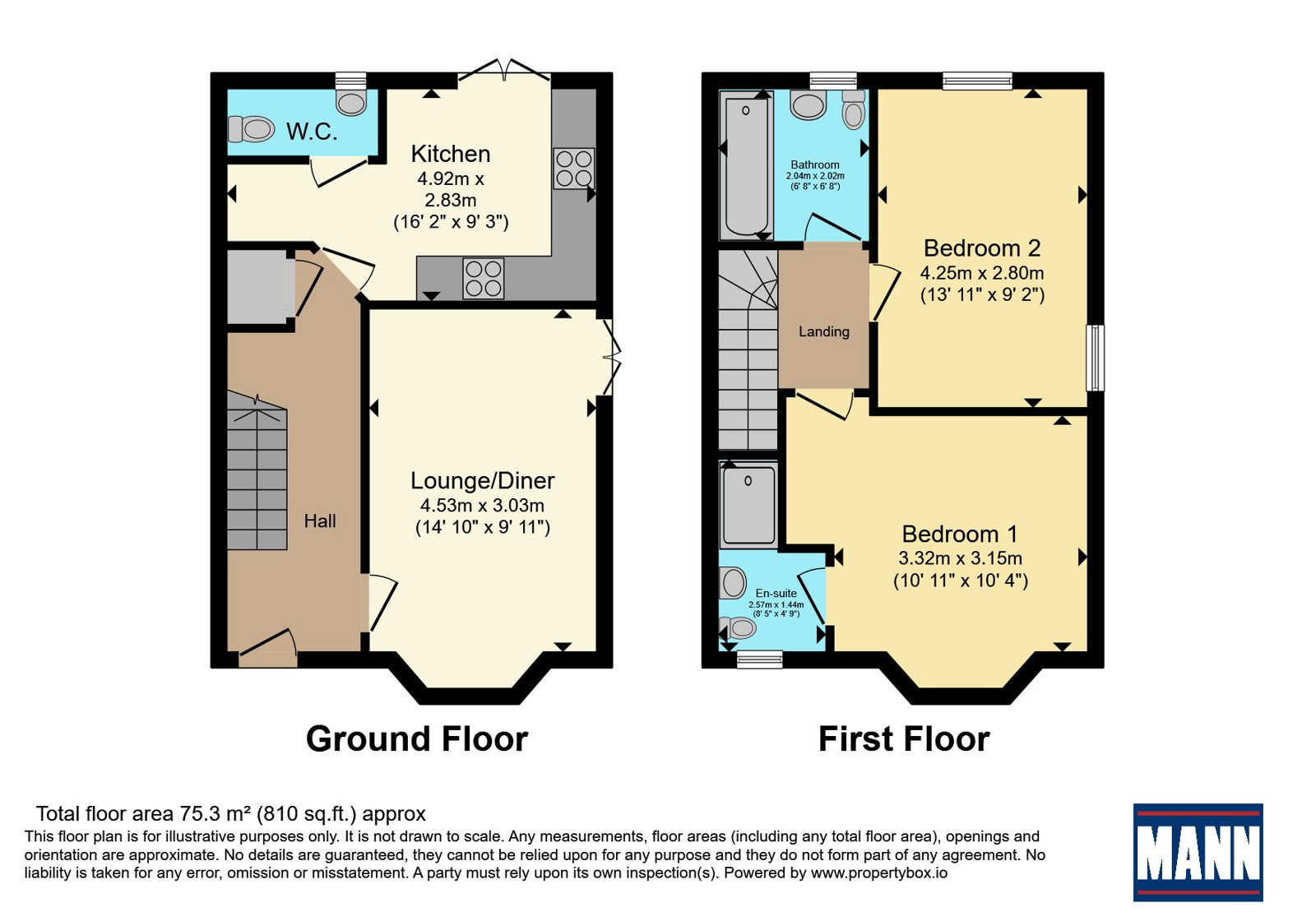 1, Roselea Villas, 48A, Wickham Lane, London floorplan