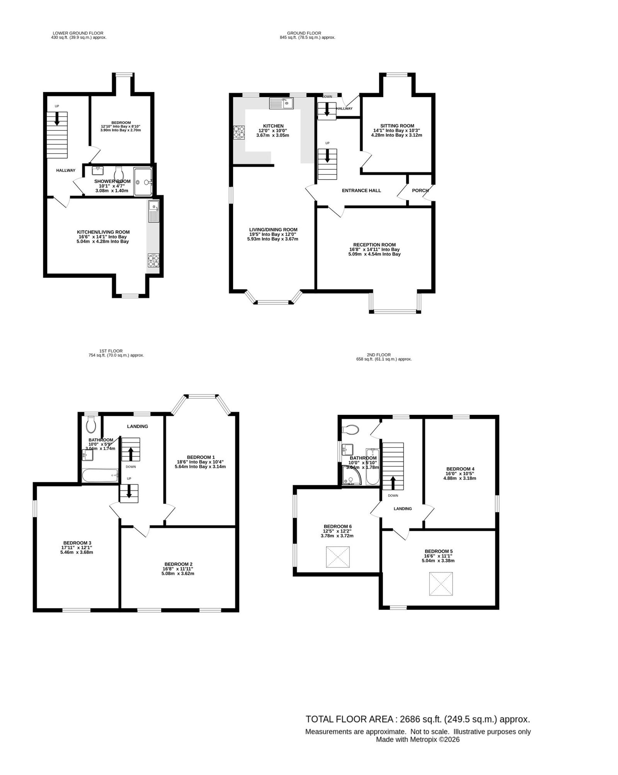 5 Malvern Grove, Manchester floorplan