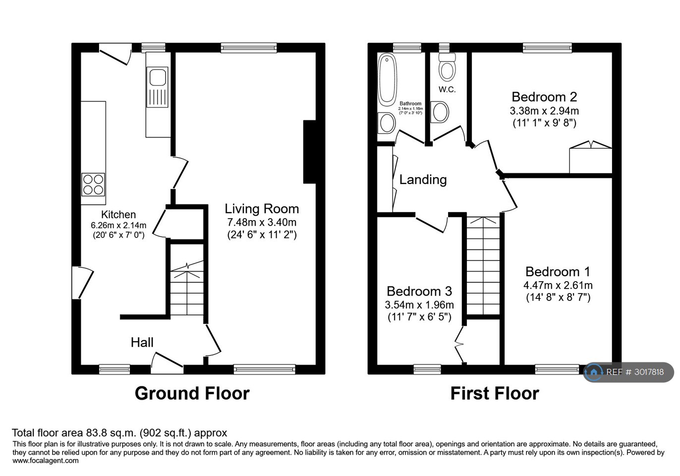 Carnac St, London floorplan