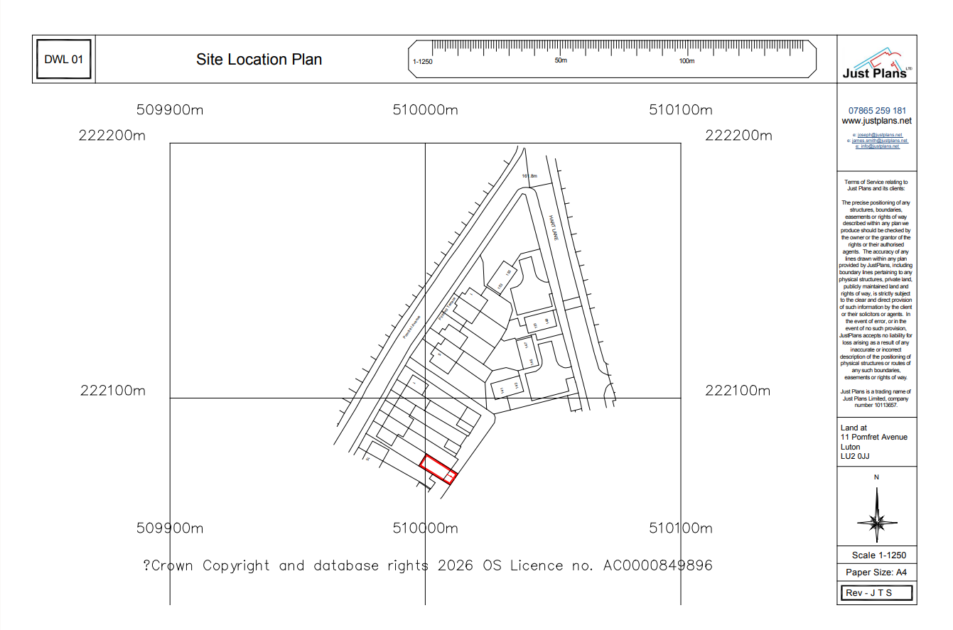 Land rear of 11 Pomfret Avenue, Luton photo 4