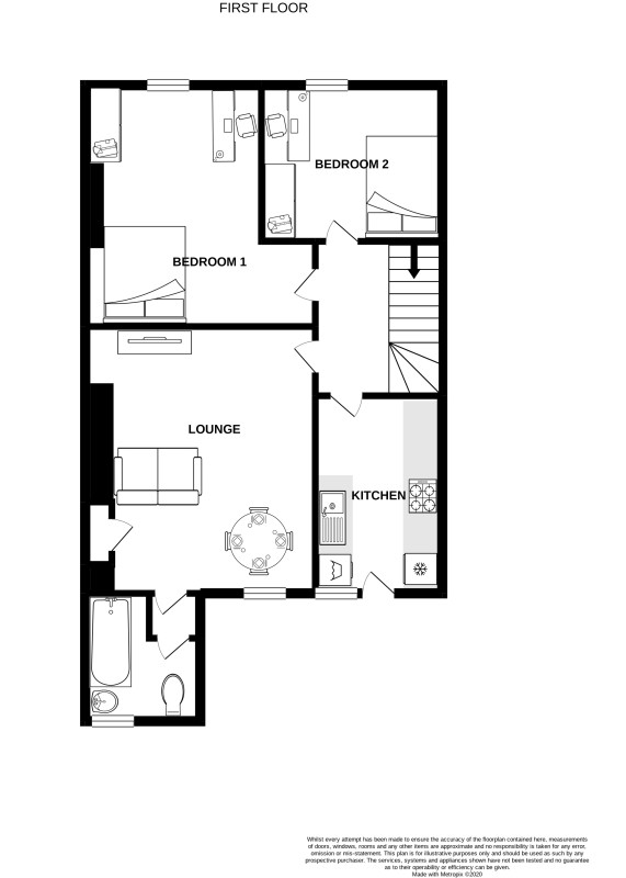 93, Bolingbroke Street, Newcastle floorplan