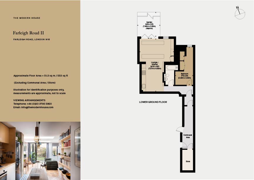 Farleigh Road, London N16, 1 bedroom flat for sale 61007558