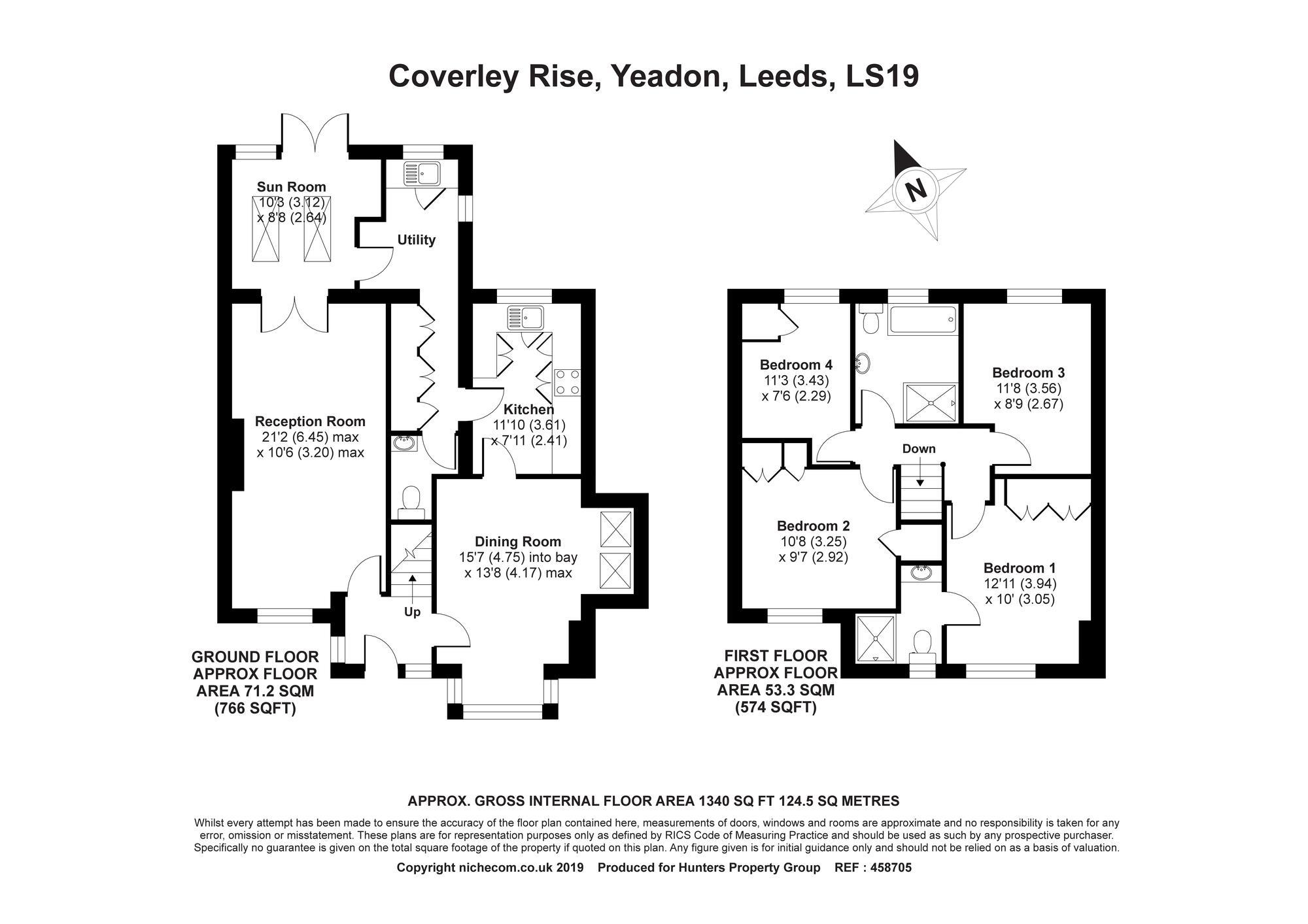 4 Bedrooms Detached house for sale in Coverley Rise, Yeadon, Leeds LS19