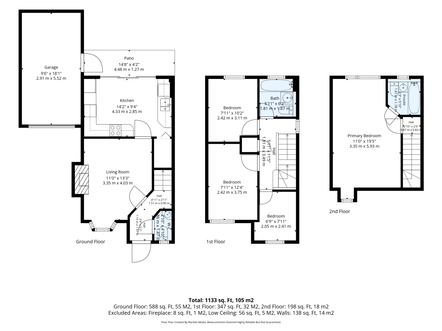 7, Stoneley Drive, Sheffield floorplan