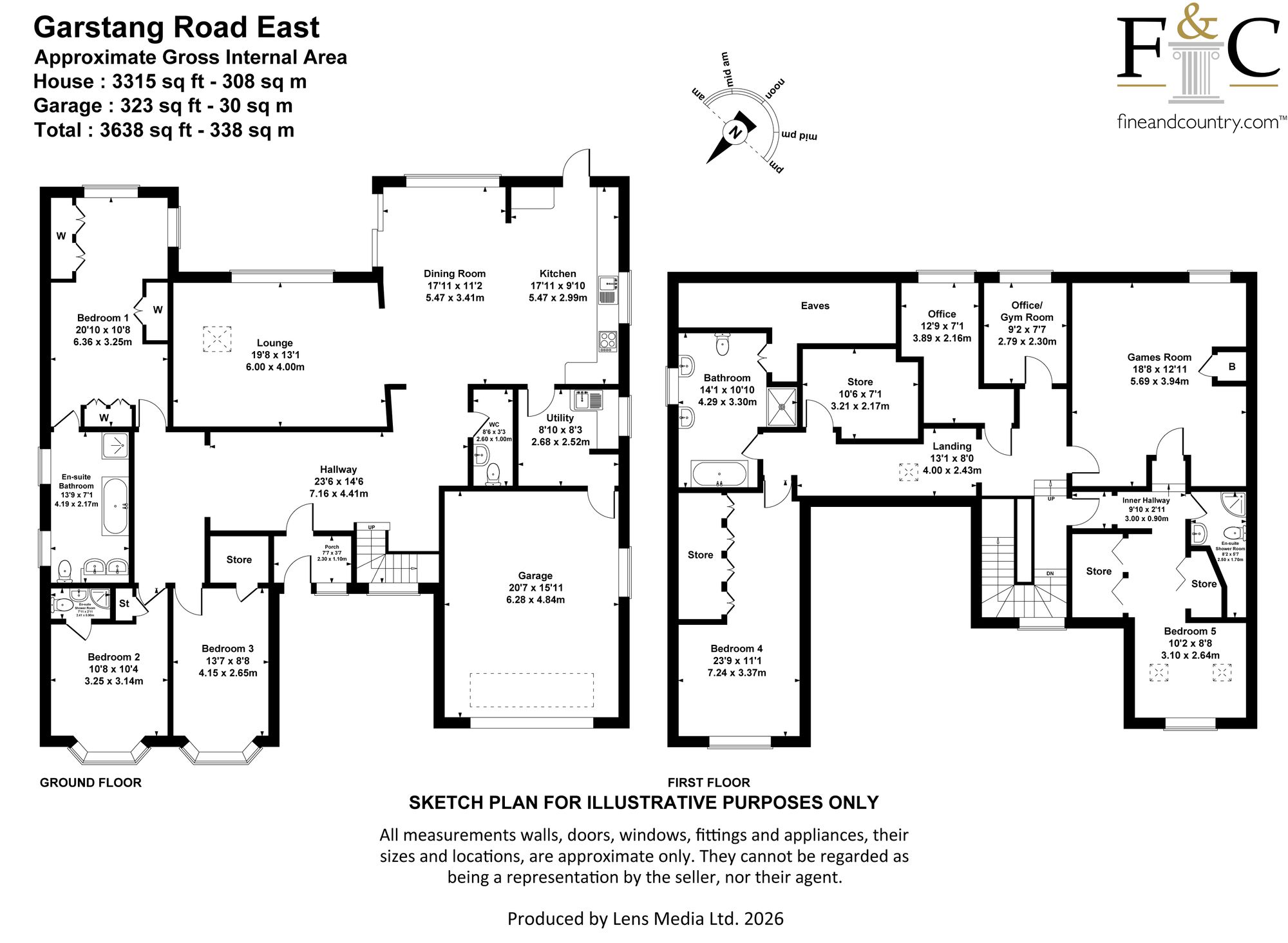 215, Garstang Road East, Poulton-Le-Fylde, FY6 floorplan
