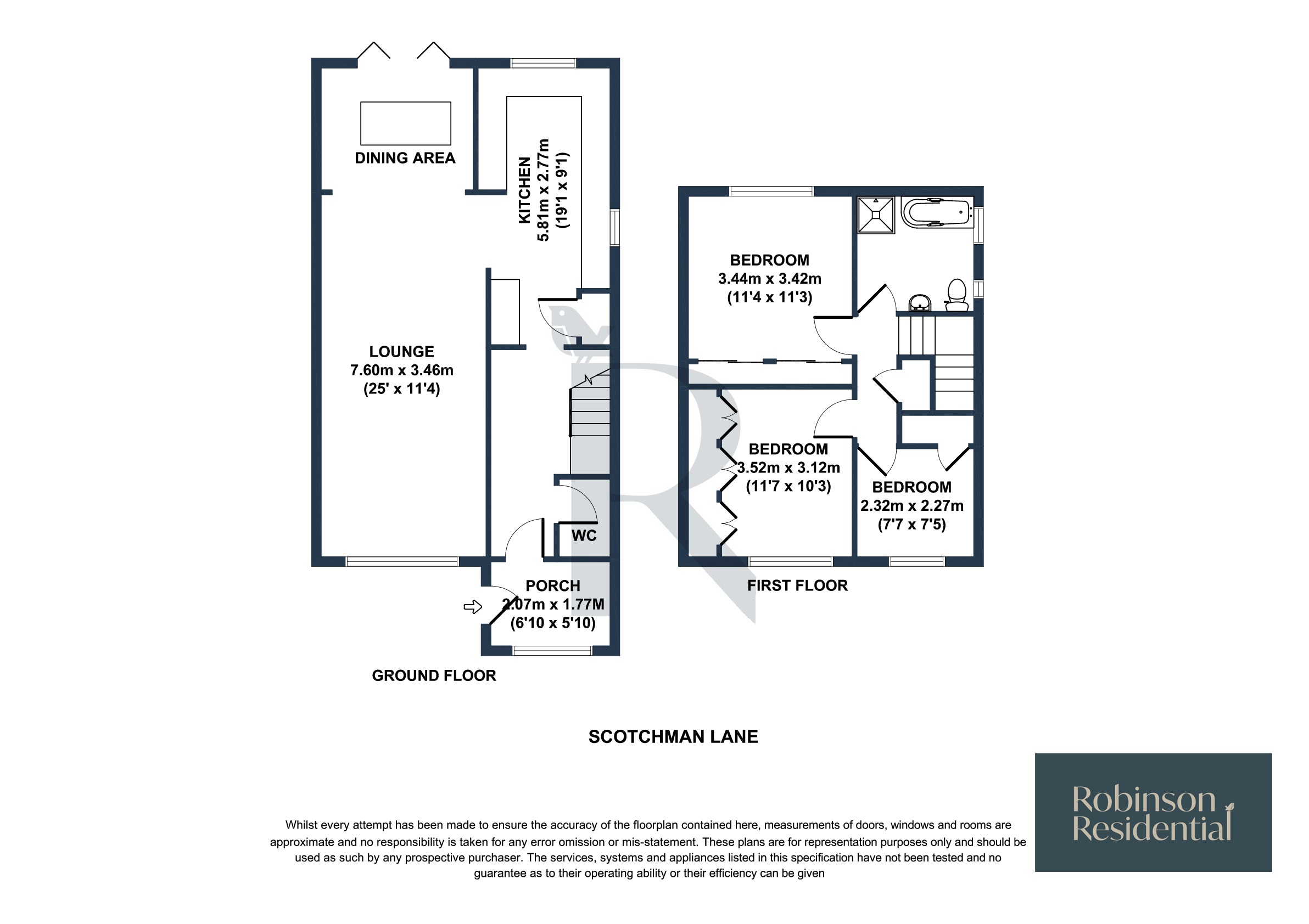 127a, Scotchman Lane, Leeds floorplan