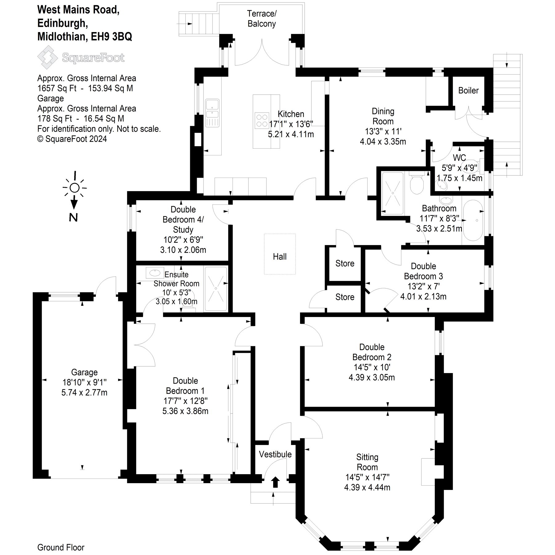 4 bed detached house for sale in West Mains Road, Blackford, Edinburgh