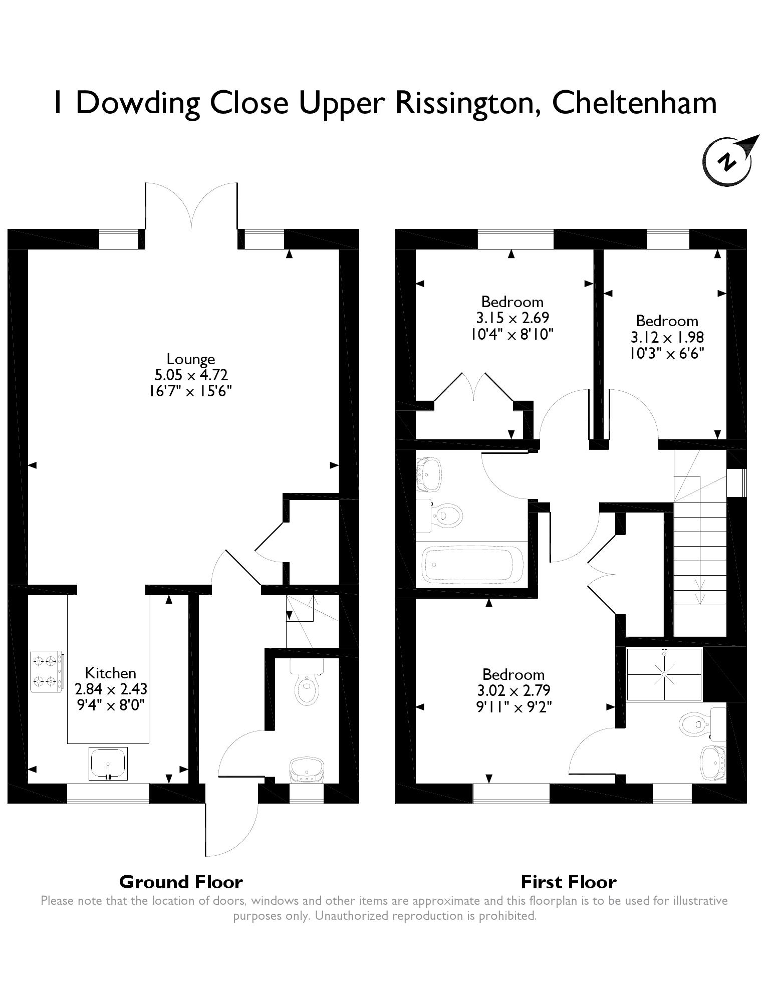 3 Bedrooms Semi-detached house for sale in Dowding Close, Upper Rissington, Cheltenham GL54