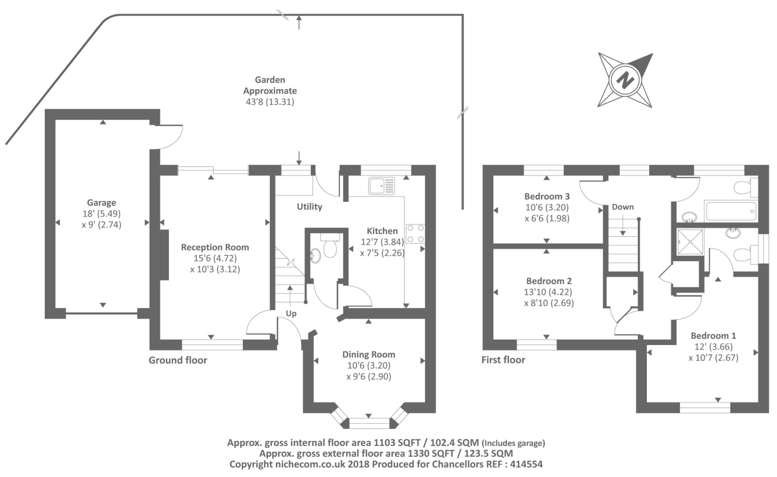 3 Bedrooms Detached house for sale in Marston Drive, Newbury RG14