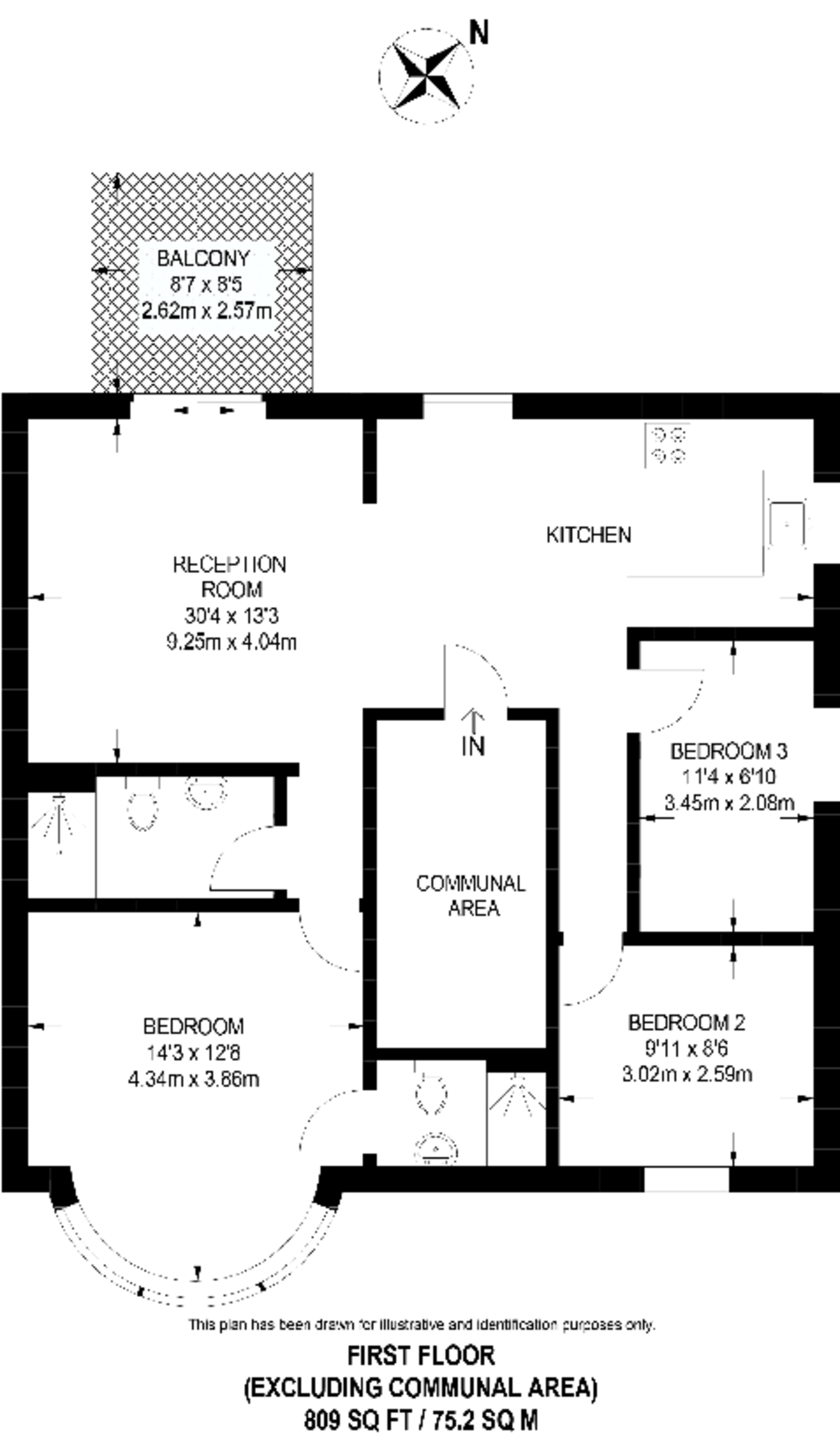 Roehampton Vale, Roehampton floorplan