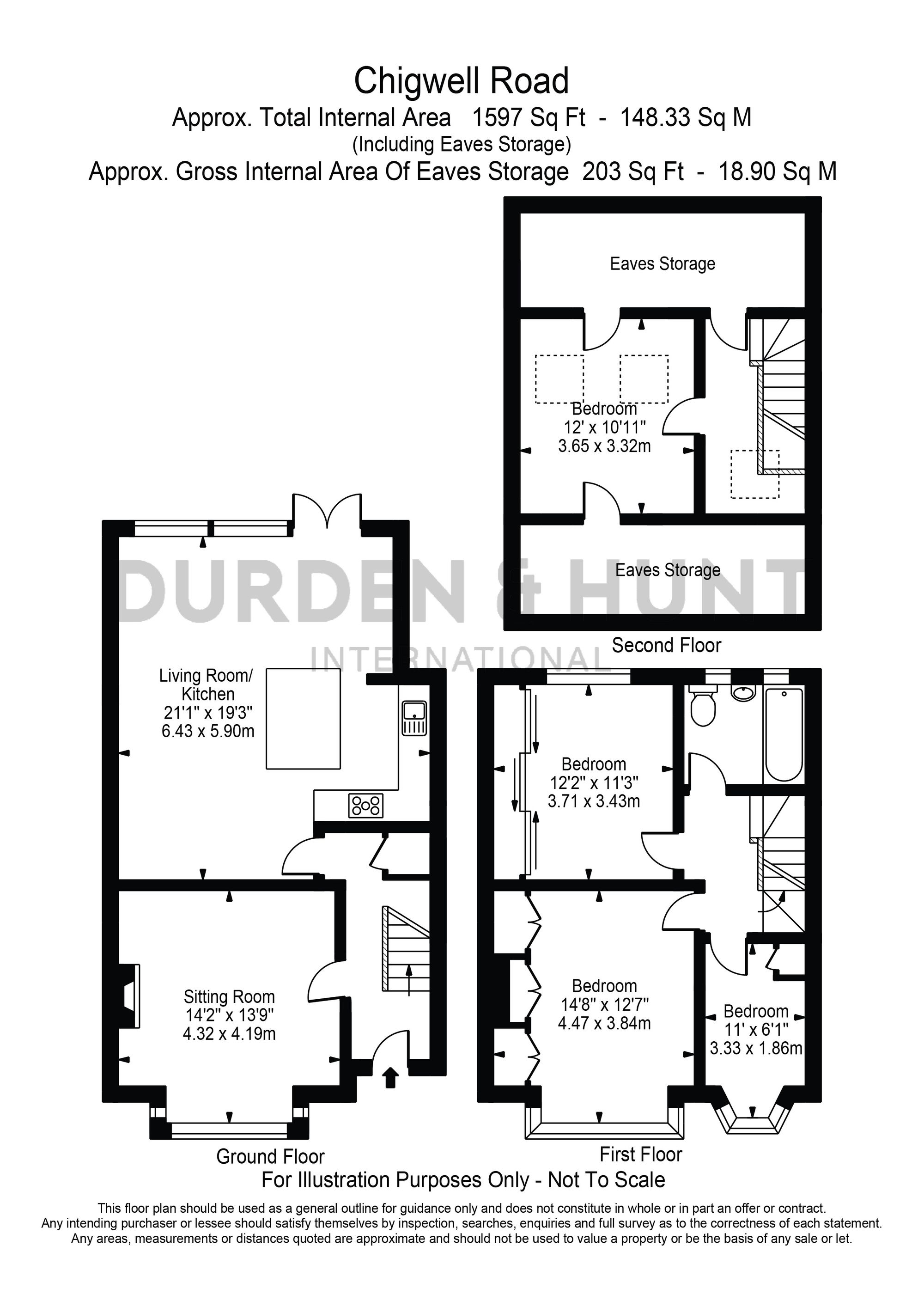 707 Chigwell Road, Woodford Green floorplan