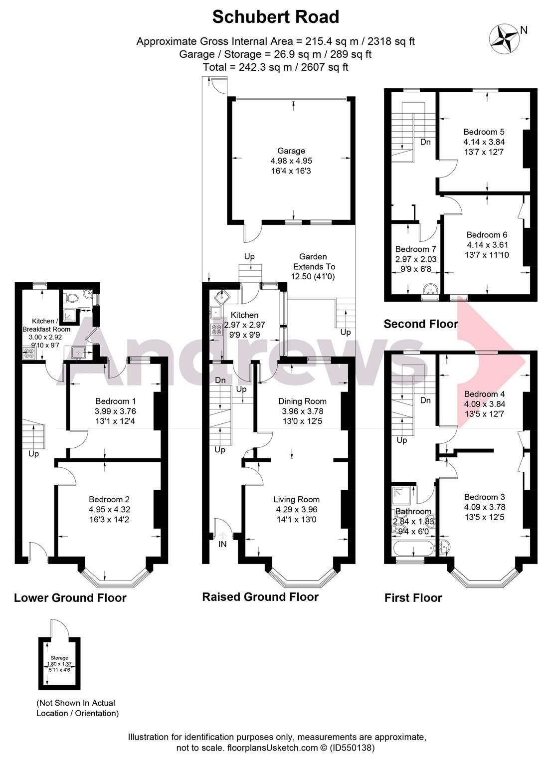 5 Bedrooms Terraced house for sale in Schubert Road, Putney, London SW15