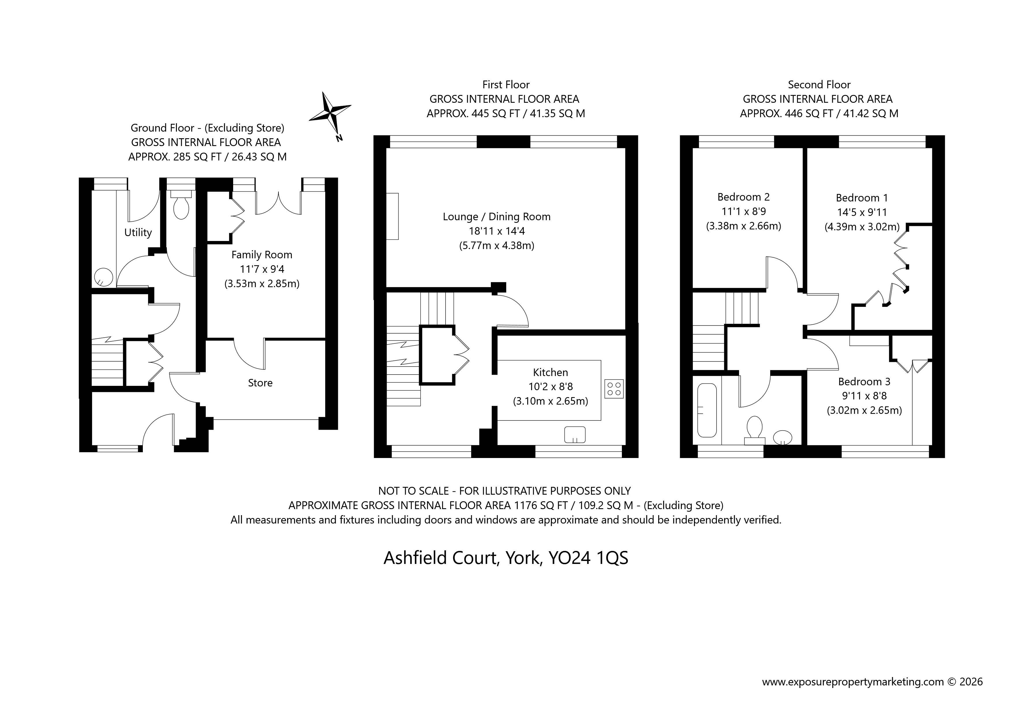 13, Ashfield Court, North Yorkshire floorplan