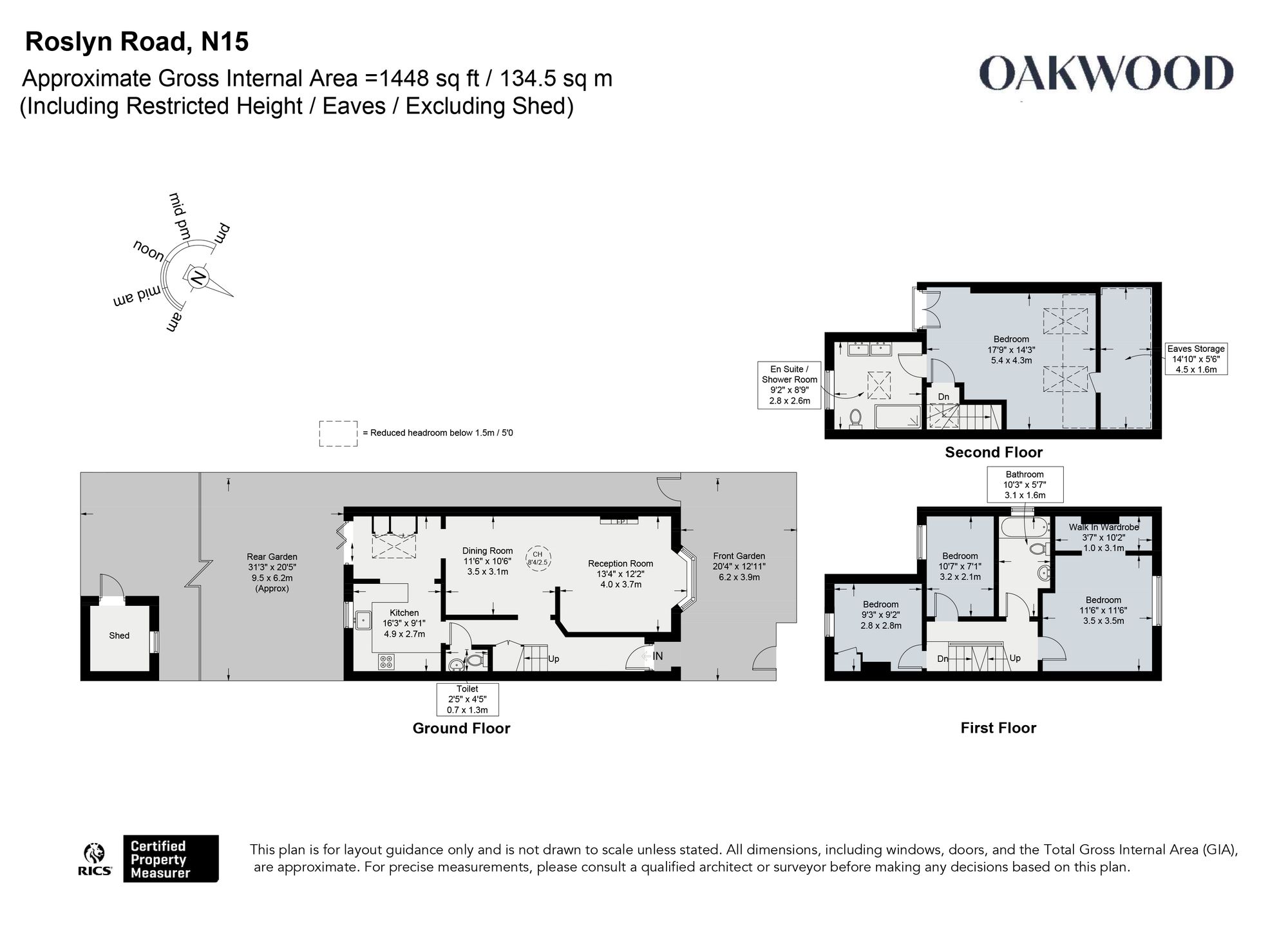 42 Roslyn Road, London floorplan