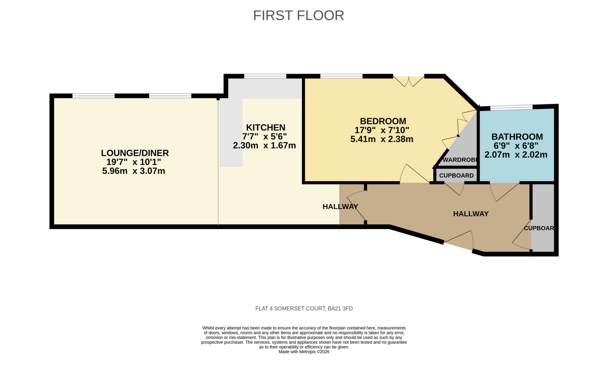 Somerset Court, Yeovil floorplan