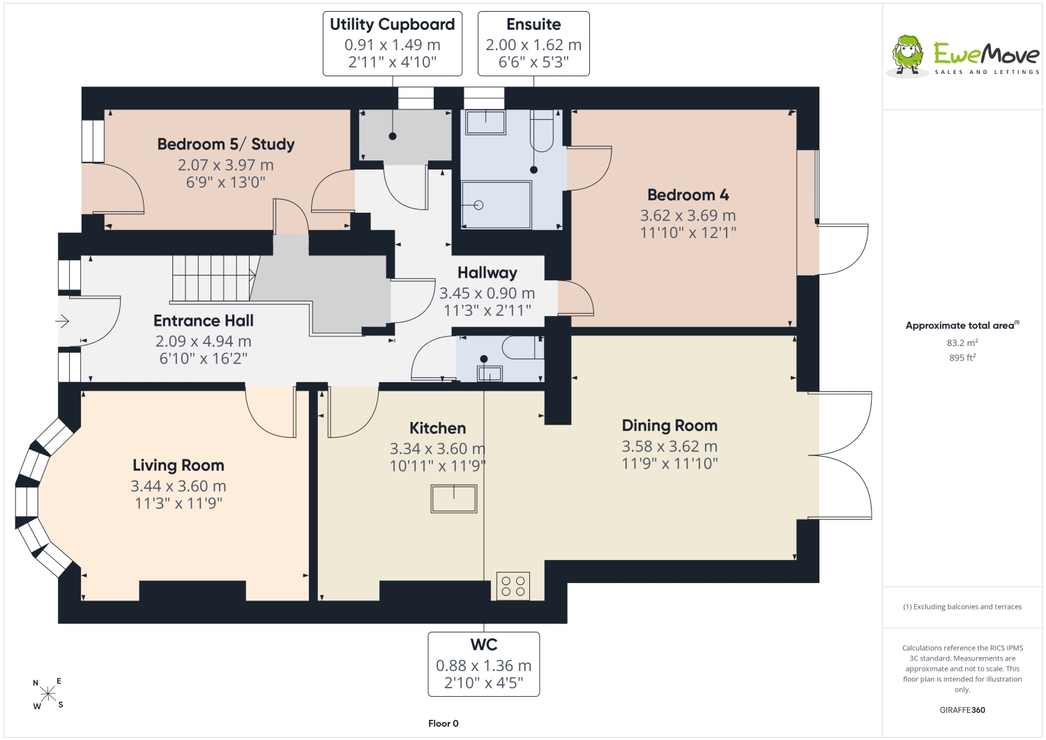 4, Hilbeck Grove, York floorplan