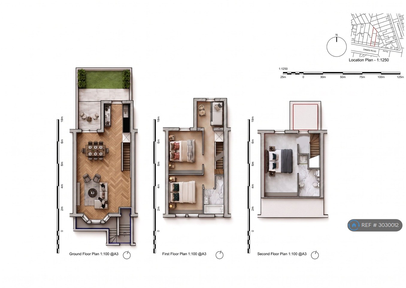 Dawes Road, London floorplan