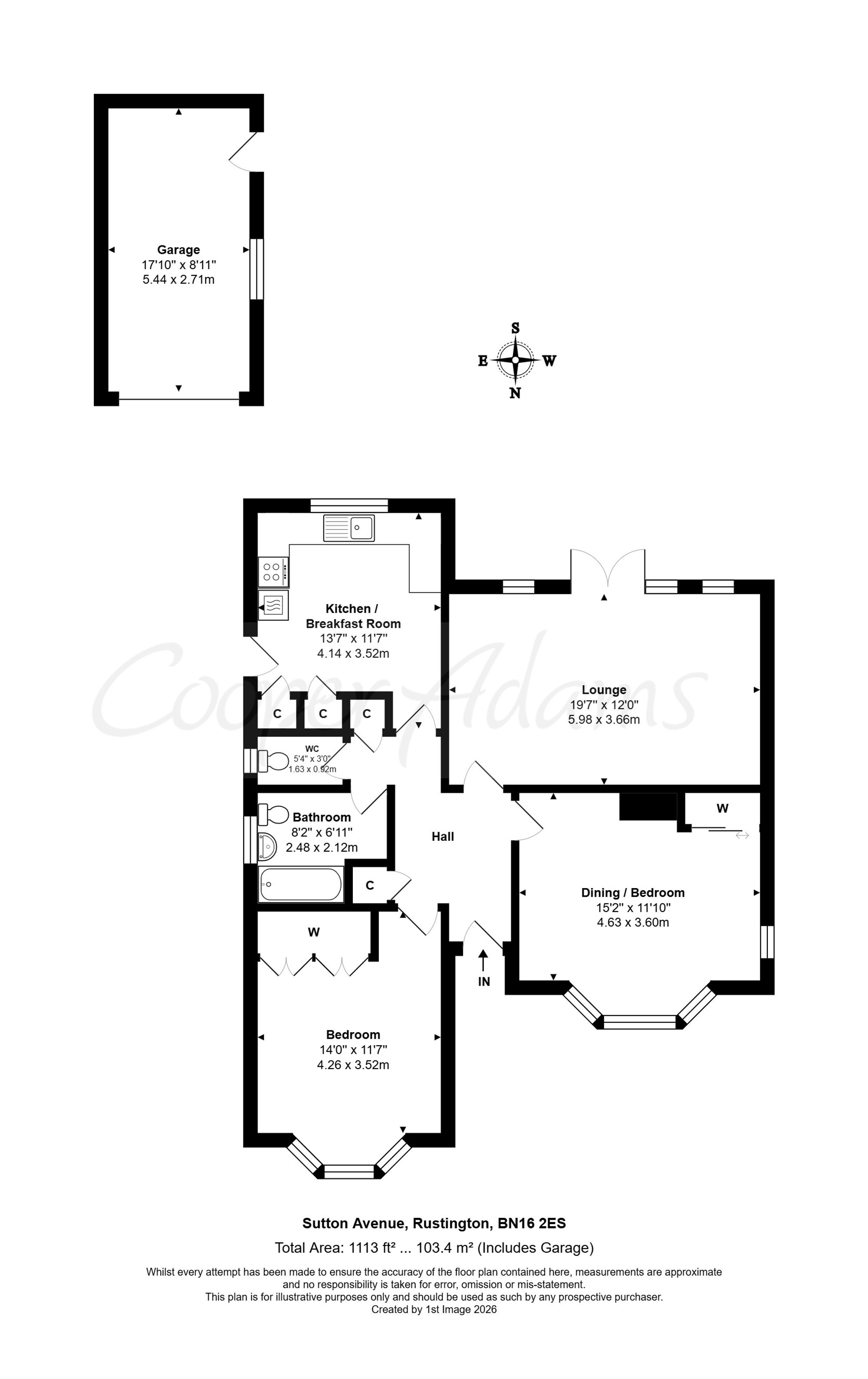 40 Sutton Avenue, Littlehampton floorplan