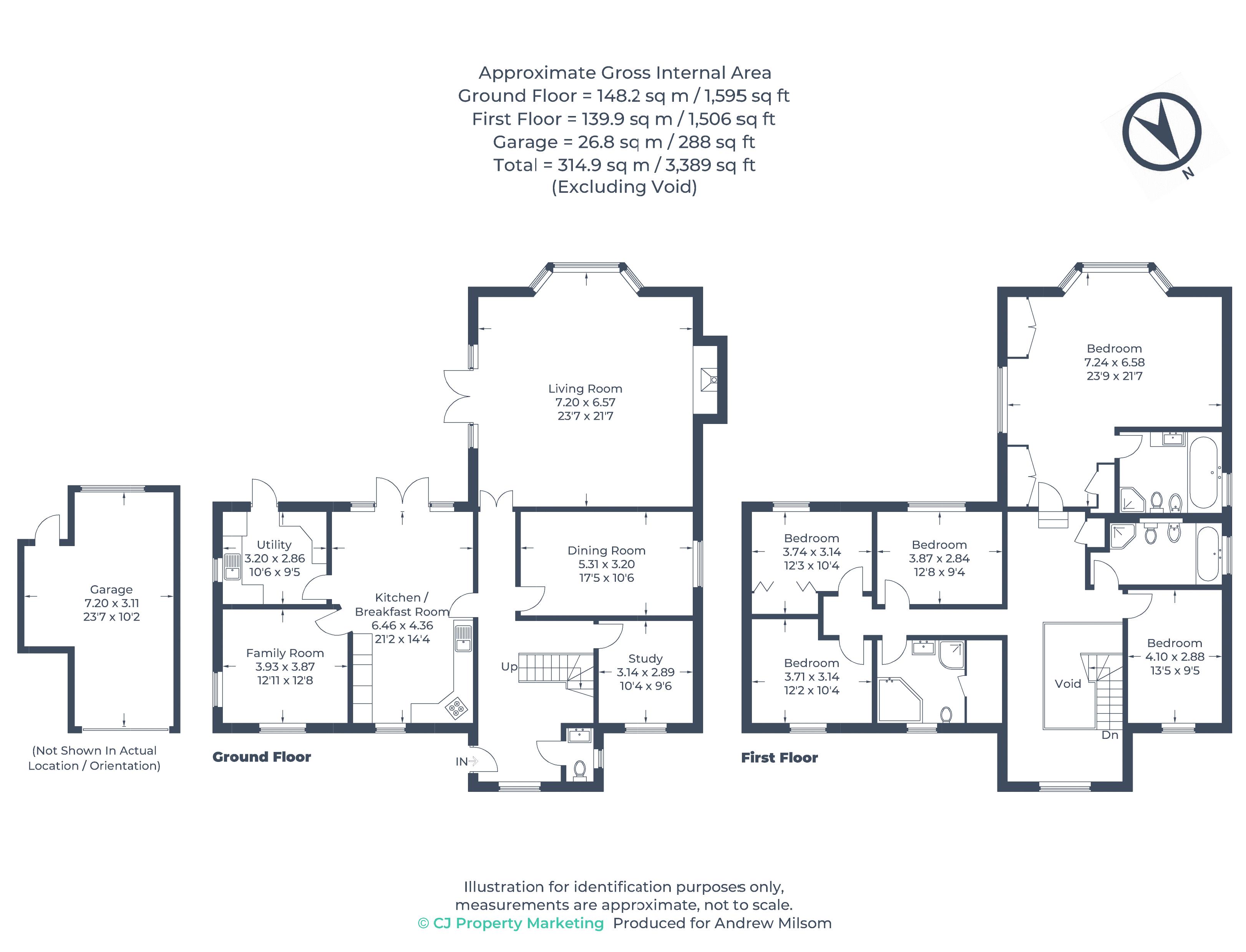 The Orchard, Mill Road, Marlow floorplan