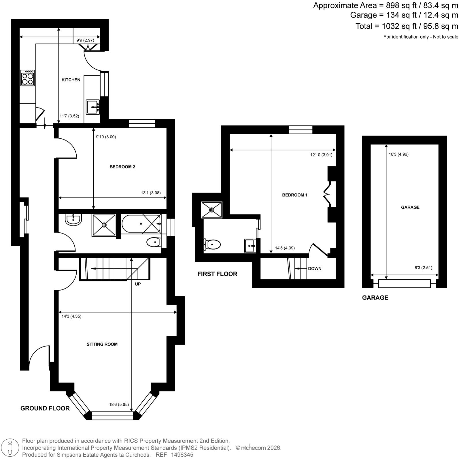 Flat 2, Abinger House, 8, Dene Road, Guildford floorplan