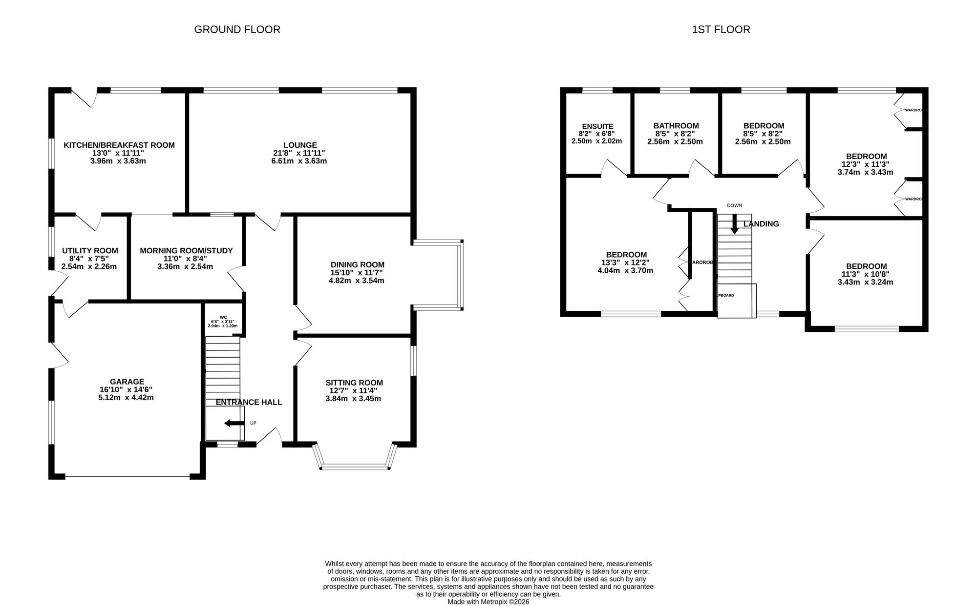 8 Brookland Avenue, Crewe floorplan