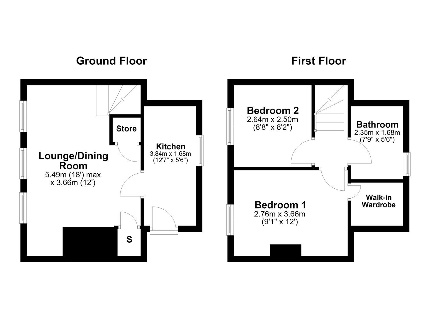 59, High Street, Corby floorplan