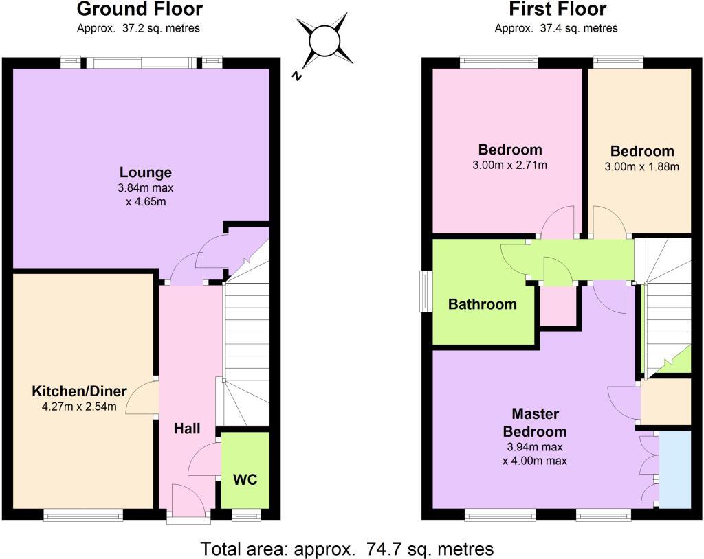 18, Clifden Grove, Warwickshire floorplan