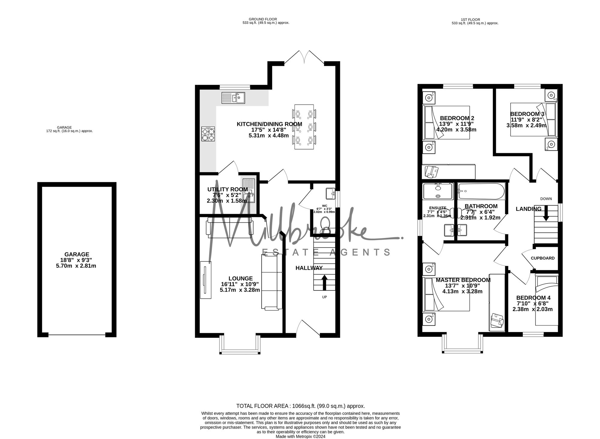 Plot 17 The Yates, Simpson Gardens, Manchester floorplan