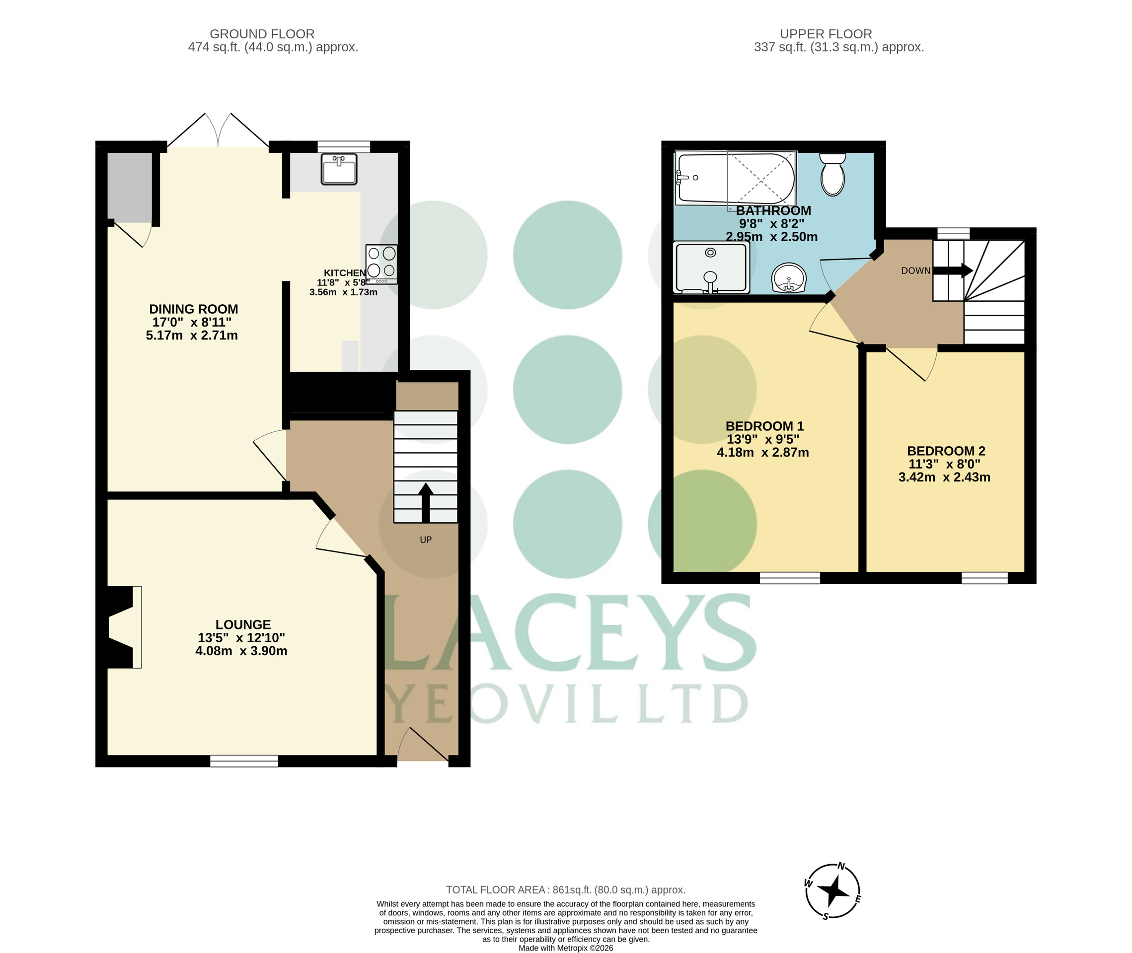 3 Portman Terrace, Yeovil floorplan