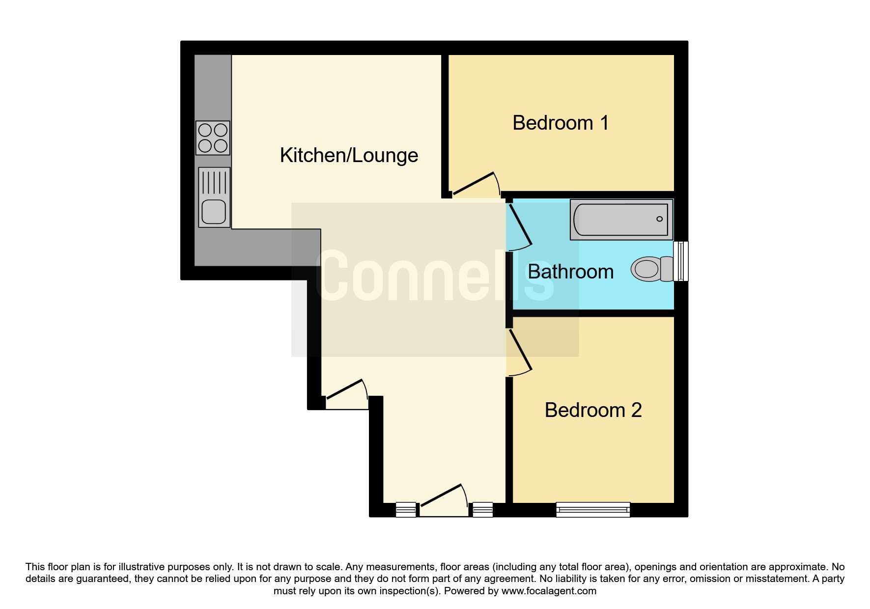 Flat 12, 34, Ashton Road, Luton floorplan