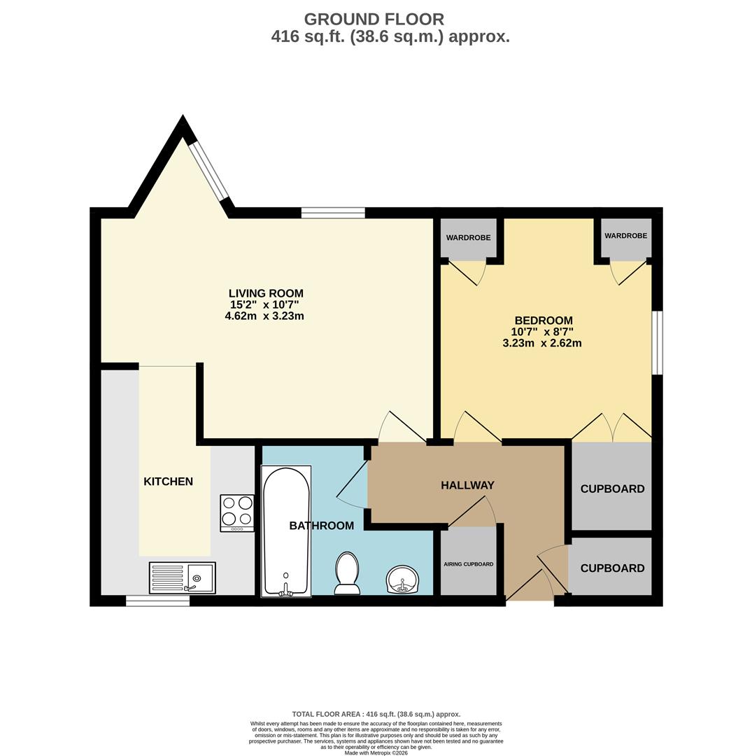 24 St. Leonards Court, House Lane, St. Albans floorplan