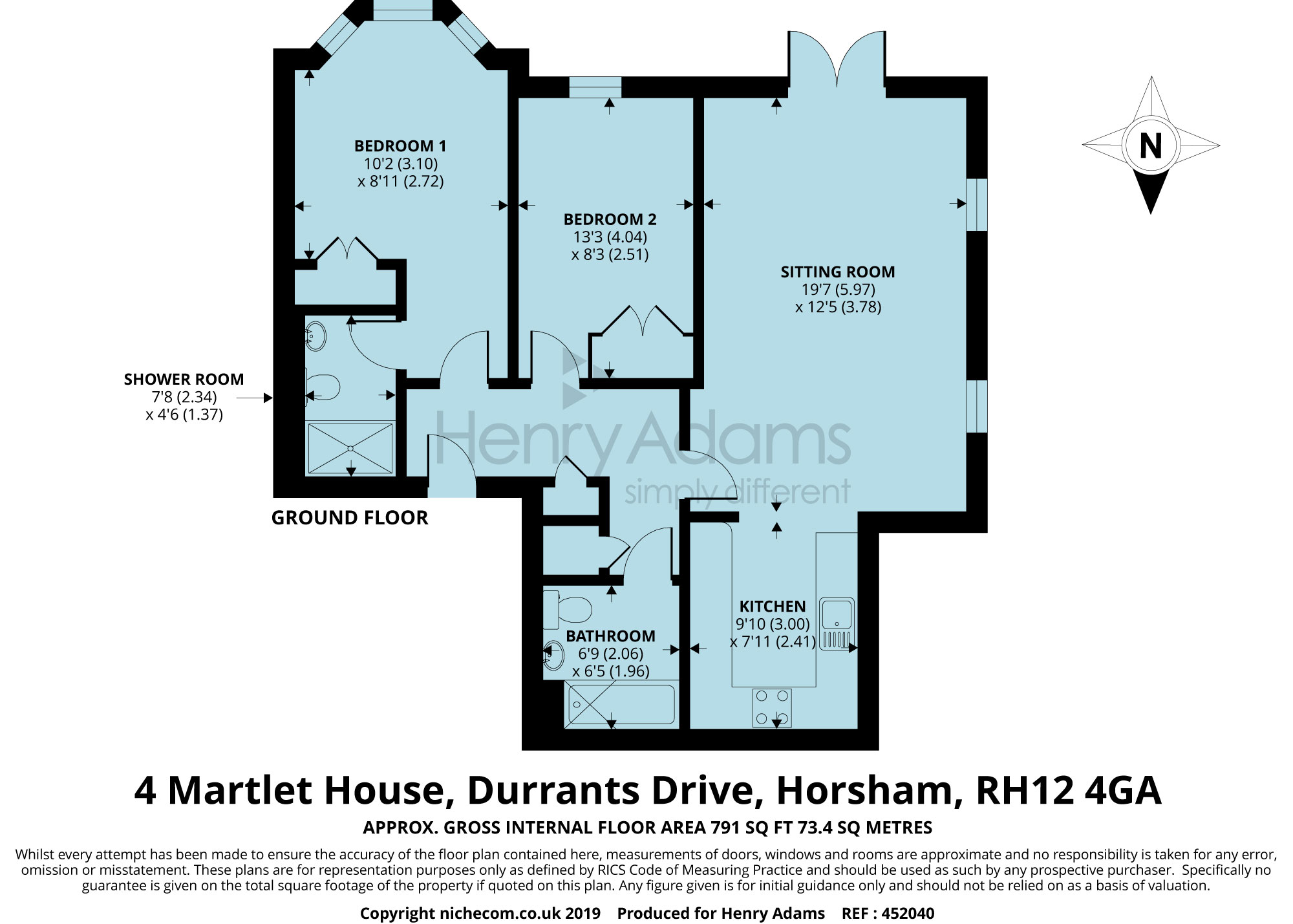 2 Bedrooms  for sale in Martlet House, Durrants Drive, Faygate, Horsham RH12