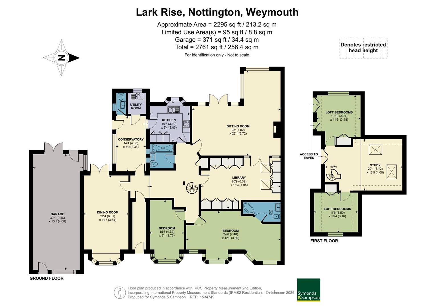 Nottington Lane, Weymouth floorplan