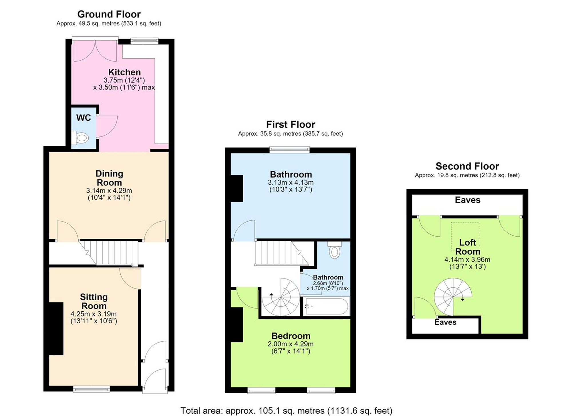 223 Wigan Road, Manchester floorplan