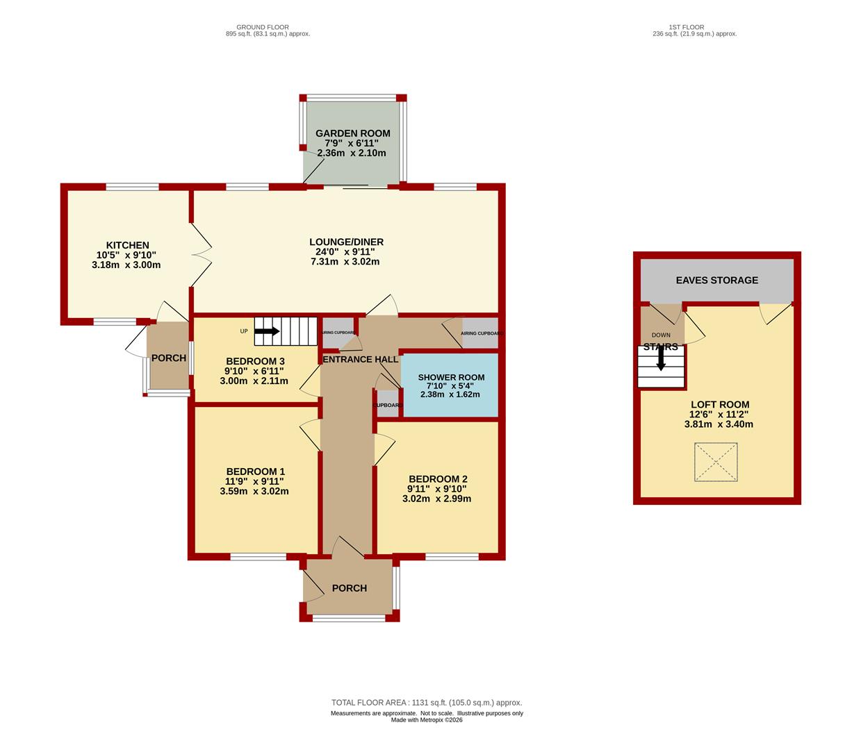 Clements End, Coleford floorplan