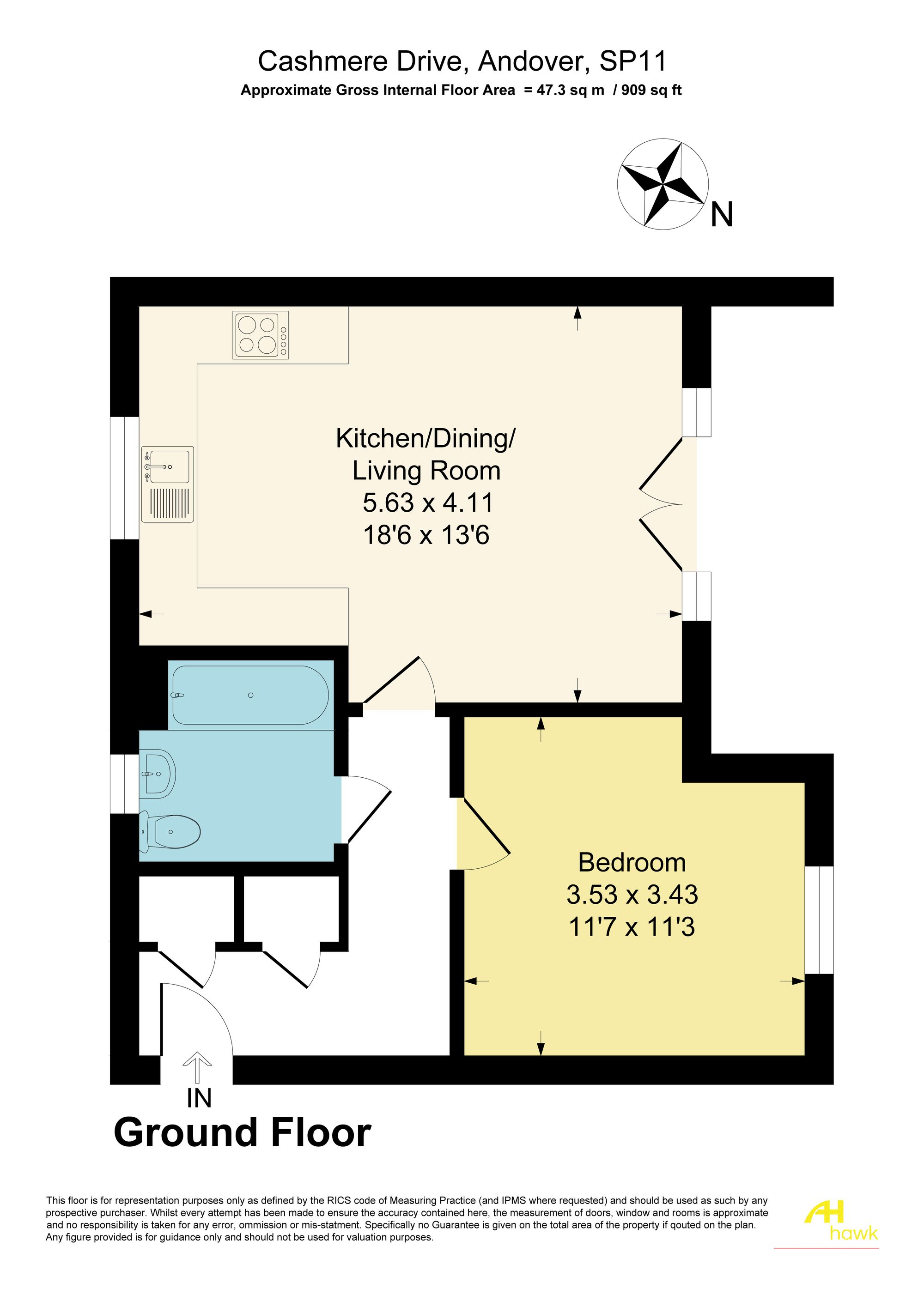41 Cashmere Drive, Andover floorplan