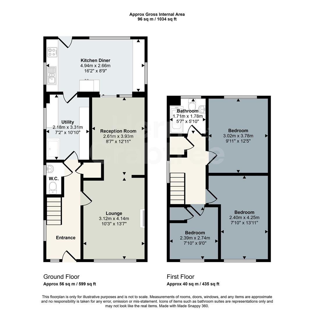 7, Hughs Close, Cardiff floorplan
