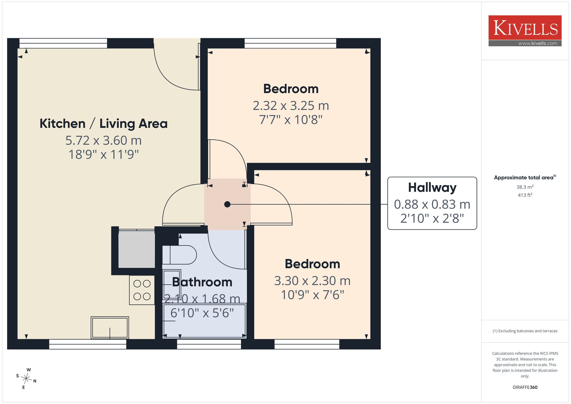 34 Widemouth Bay Holiday Village, Bude floorplan