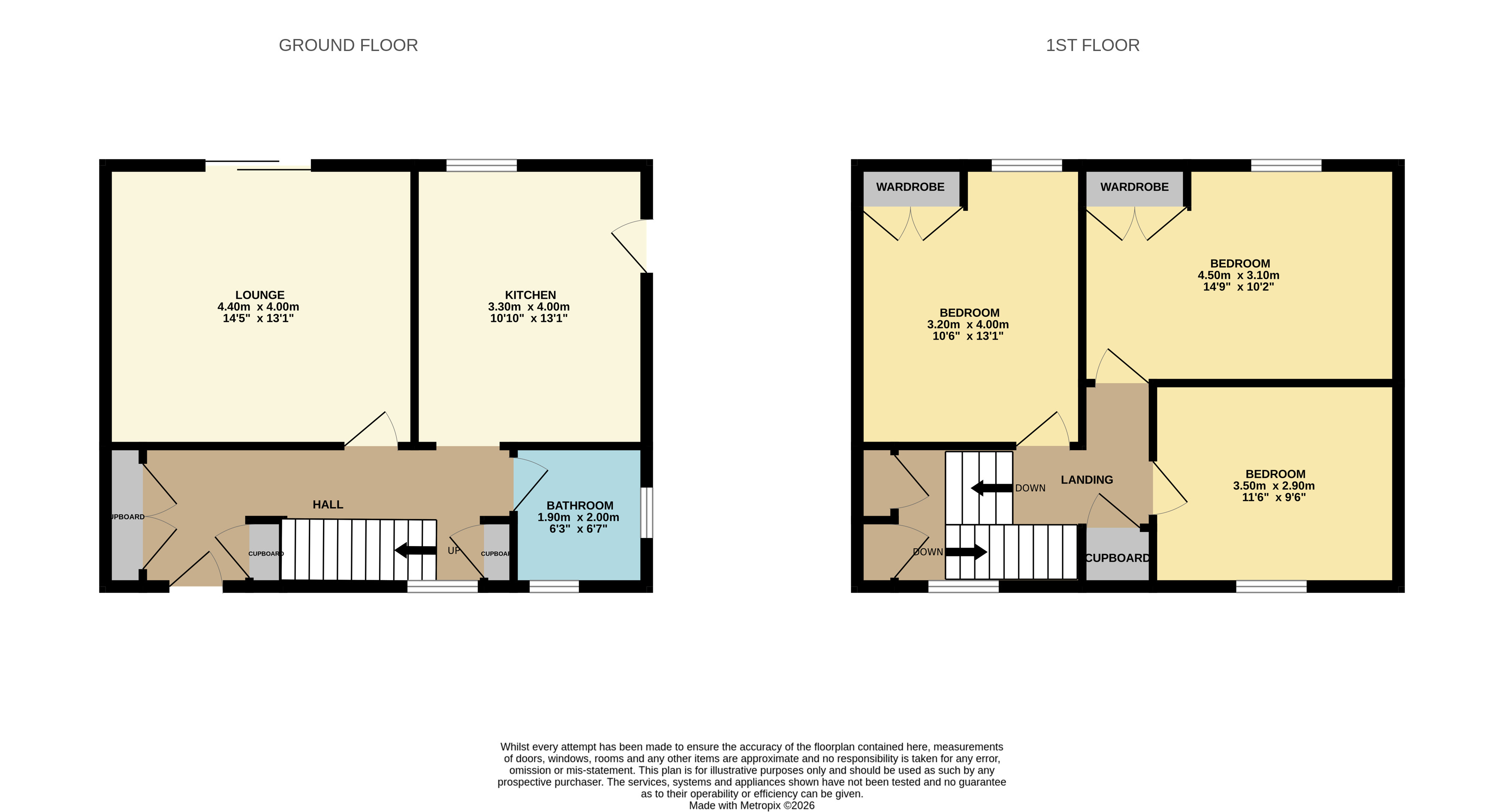 44, India Street, Montrose floorplan