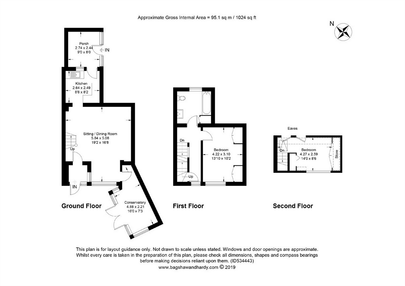 2 Bedrooms Terraced house for sale in Crutchfield Lane, Walton-On-Thames, Surrey KT12