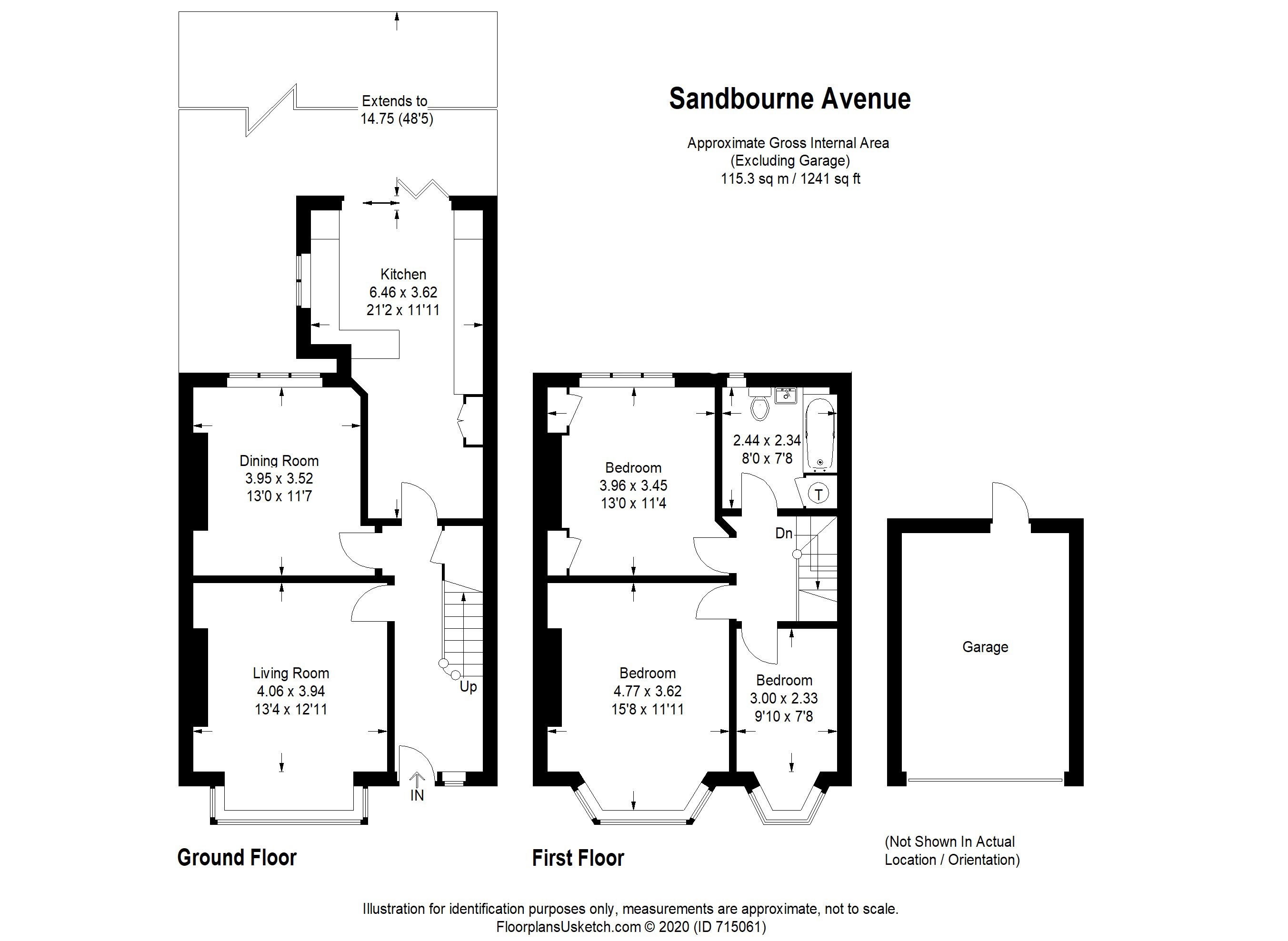 26, Sandbourne Avenue, London floorplan