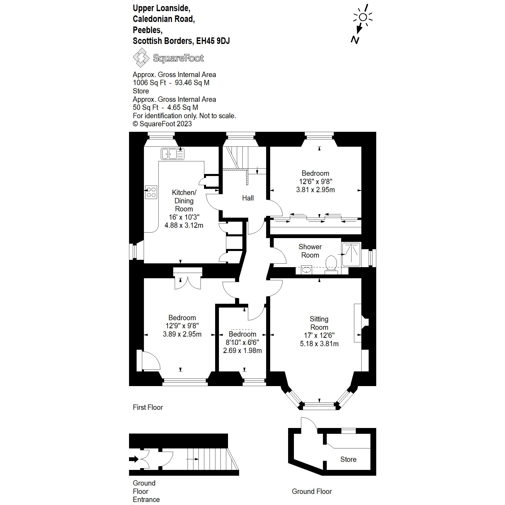 Upper Loanside, 31 Caledonian Road, Peebles EH45, 3 bedroom flat for sale 64462733 PrimeLocation