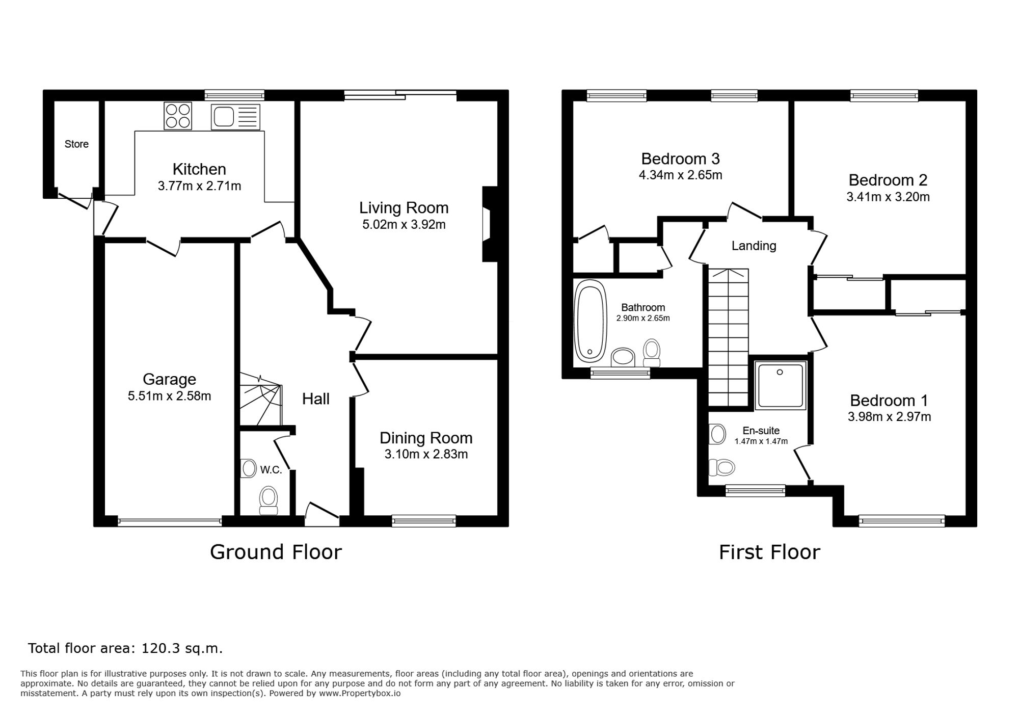 8 Langton Court, Stoke-On-Trent floorplan
