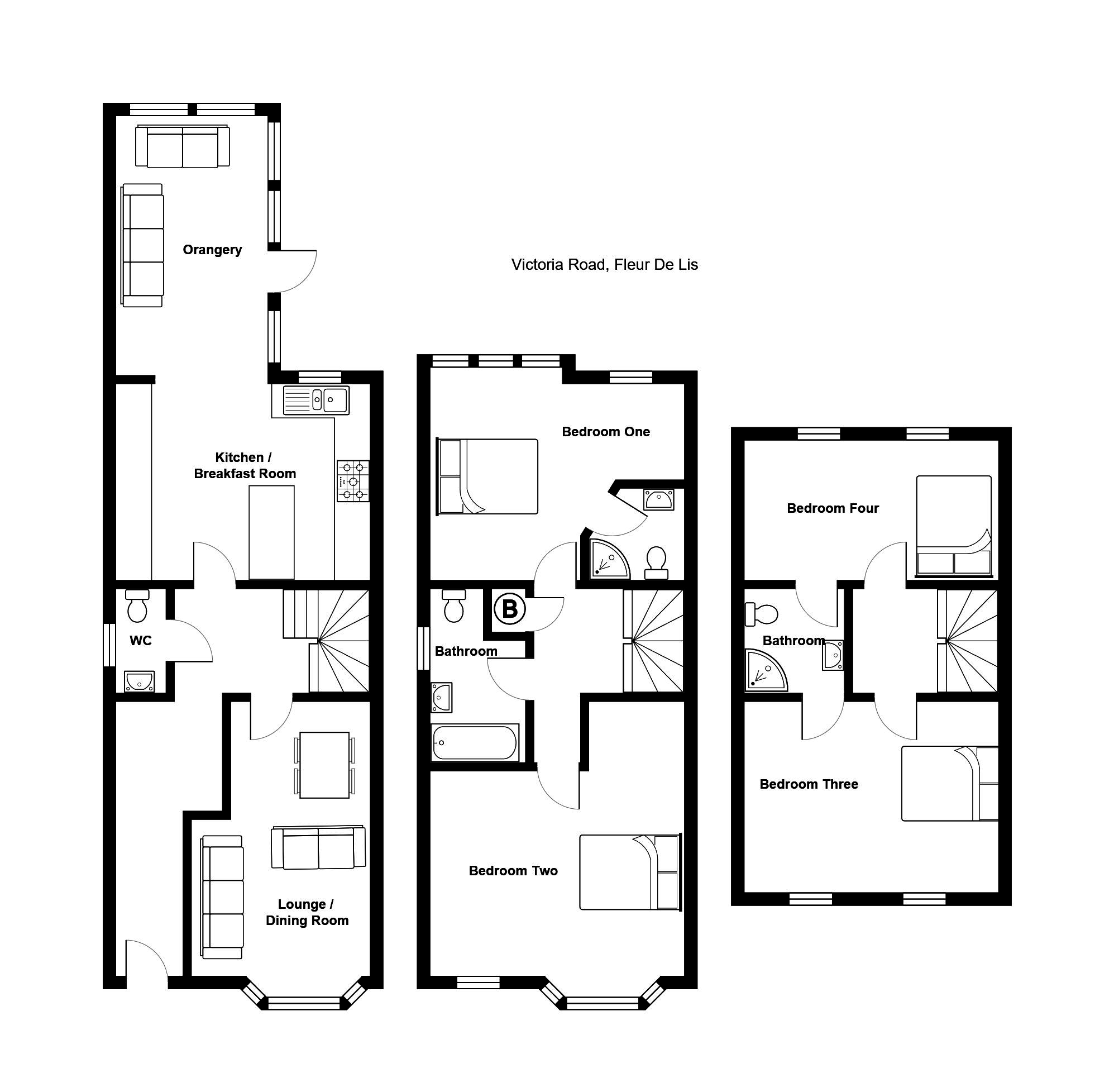 4 Bedrooms Detached house for sale in Victoria Road, Fleur De Lis, Blackwood NP12