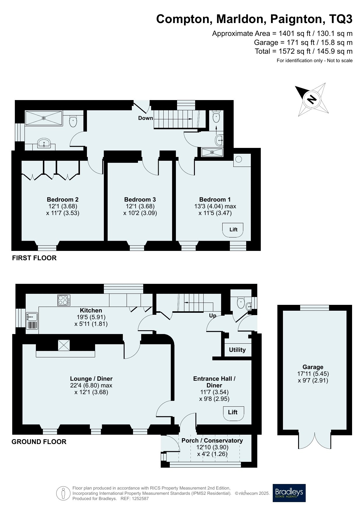 Myrtle Cottage Compton, Marldon Paignton Devon, Paignton floorplan