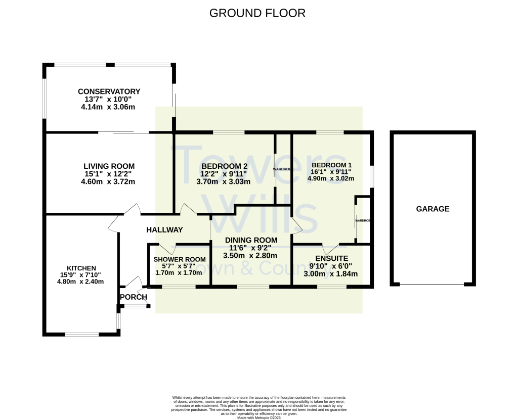 15, Stratford Road, Yeovil floorplan