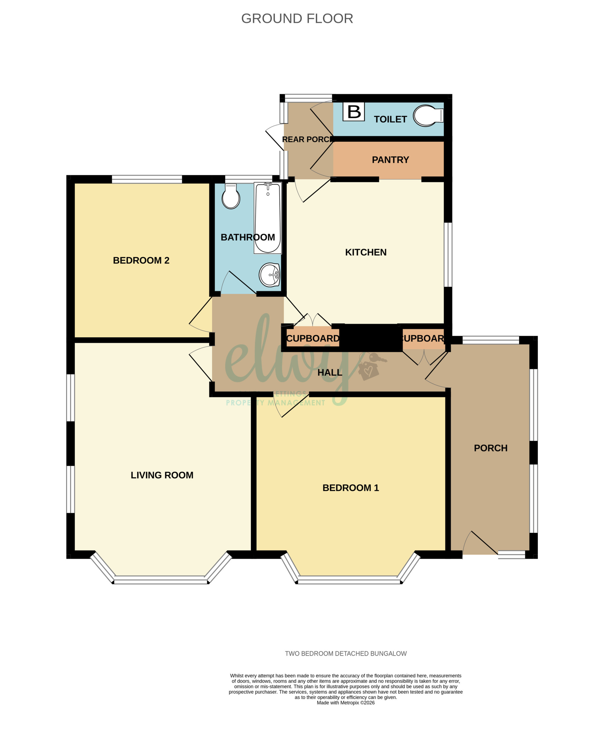 116, Victoria Road West, Prestatyn floorplan