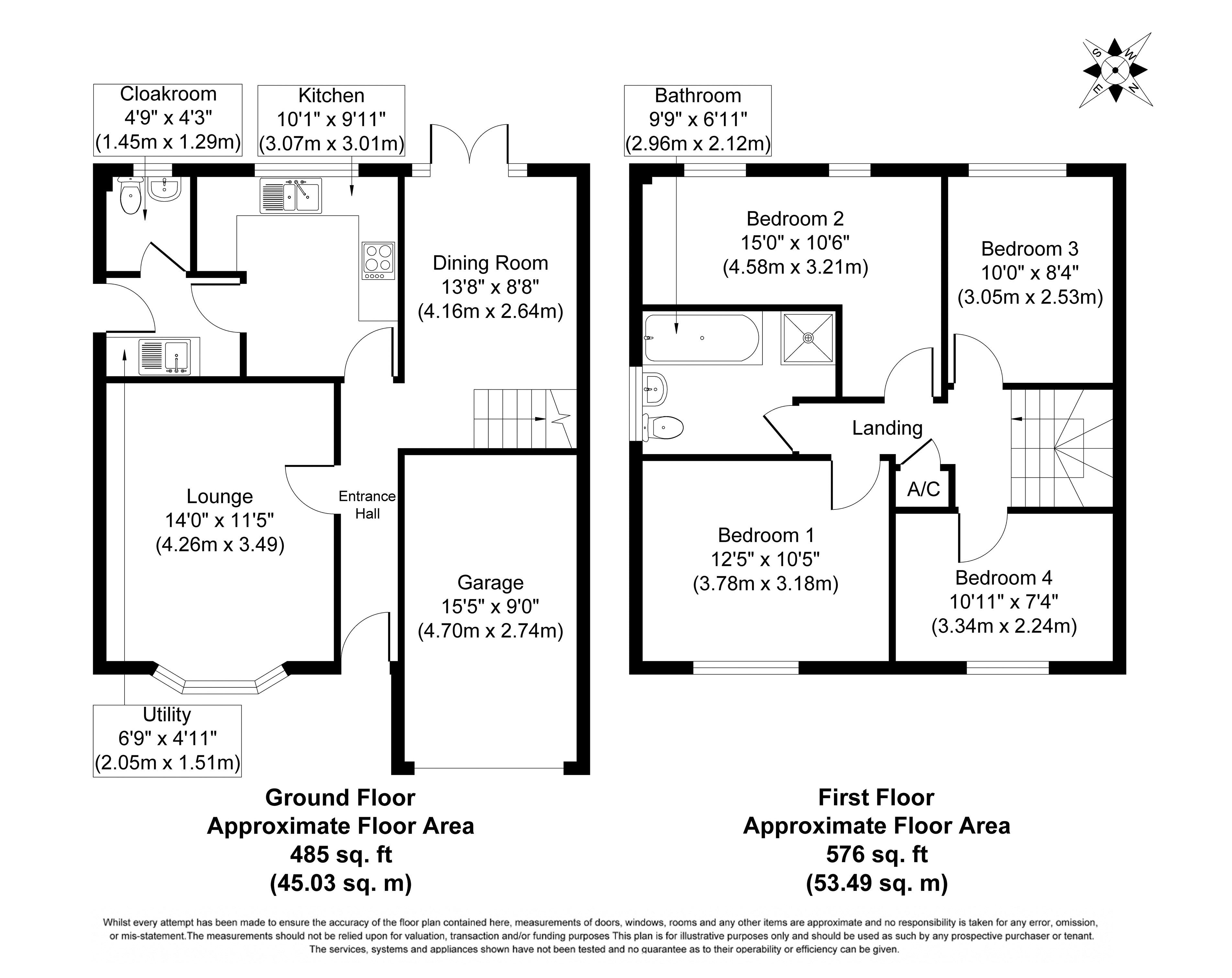 12, Thistledown Road, Norwich floorplan